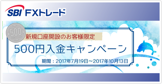 SBI FXトレード口座開設キャンペーンイメージ SBI FXトレード口座開設キャンペーンイメージ